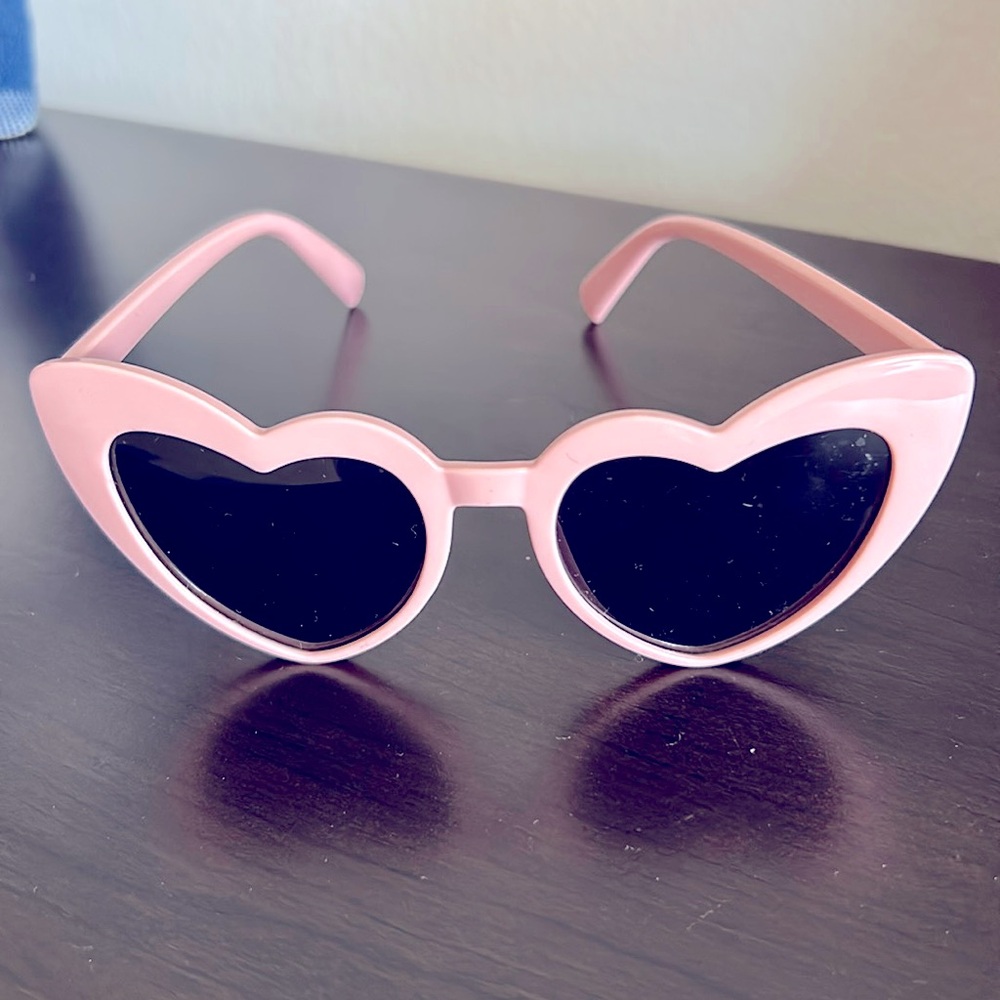 Heart shaped sunglasses